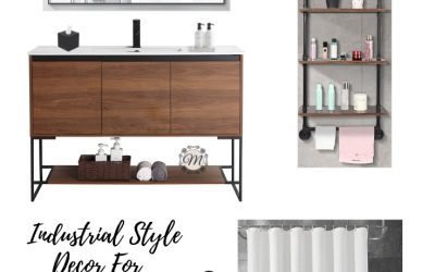 Industrial Style Decor For The Bathroom