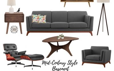 Mid-Century Style For The Basement